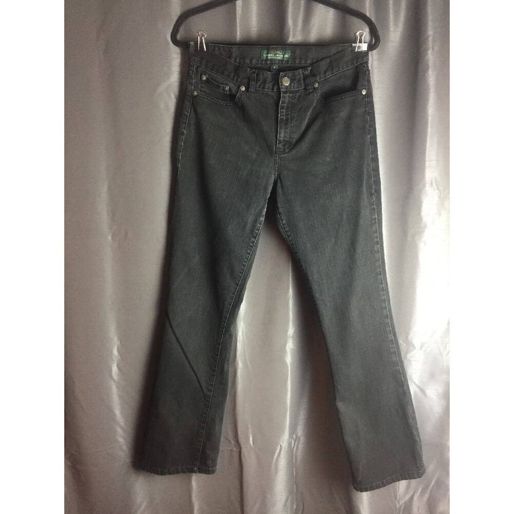 LRL Lauren Ralph Lauren Women’s Classic Bootcut Jeans Black Size 8